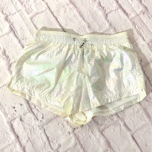 Forever 21 Iridescent Women's Athletic Festival Shorts Size Small NWT